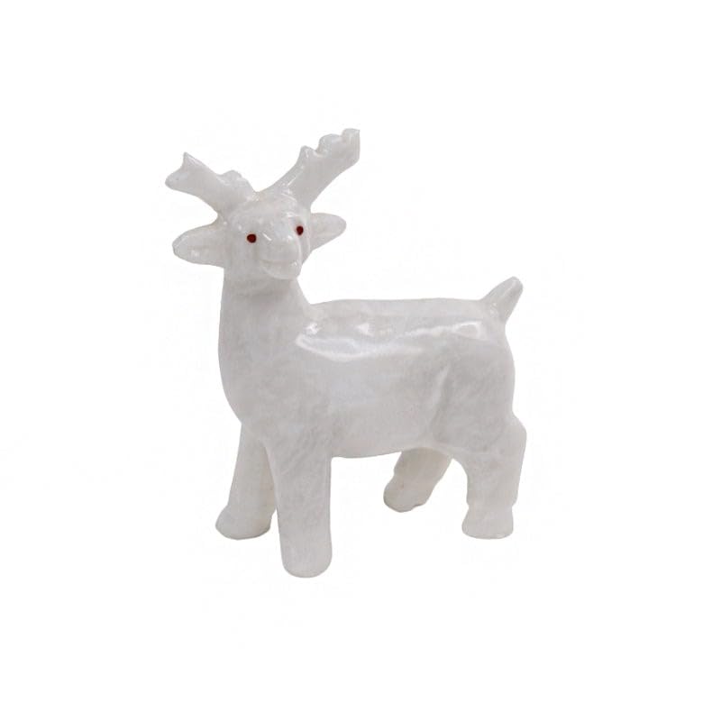 Radicaln Handmade Marble Deer (White)