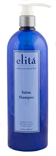 (Official) elita Beverly Hills 34oz SALON SHAMPOO: | All Natural | Paraben & Sulfate Free | Color Safe | Made in USA by elita Beverly Hills elitahair