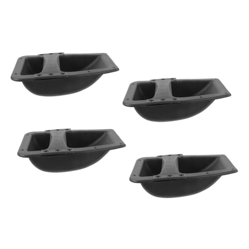 Wakauto 4pcs Speaker Handles for Amplifier Case Box and Cabinet Easy to Install Replacement Grasp Holders for Secure Carrying of Heavy Equipment