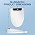 IYTATA Electric Bidet Toilet Seat, Elongated, Warm Water with Air Dryer, Heated Seat and Slow Close Lid, Front and Rear Wash, LED Nightlight, Wireless Remote, Black, 102