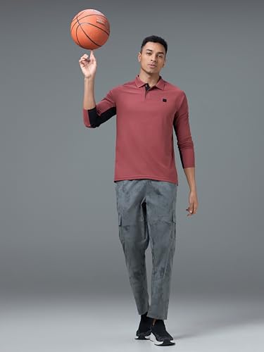 Image of TECHNOSPORT Men's Straight Fit Active Sports Cargo Track Pant with Ts Lytra