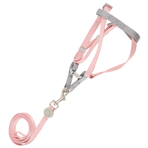 GREENADSCAPE Adjustable Cat Harness Leash Small Cat Harness Set Fashionable Design Easy to Put