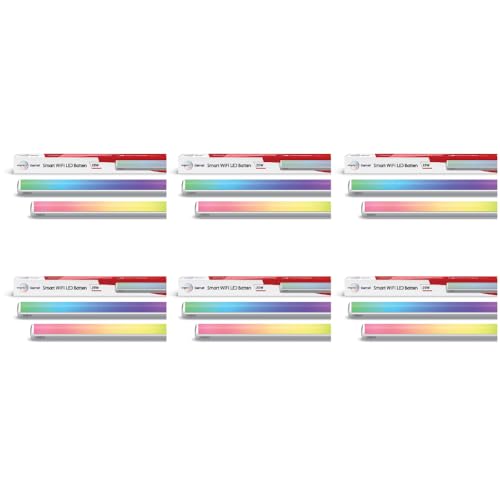 Wipro Smart Wi-Fi LED Batten Pack of 6