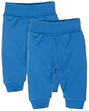 Playshoes Unisex Kinder Sweat-Hose Jogginghose, Blau, 86 (2er Pack)