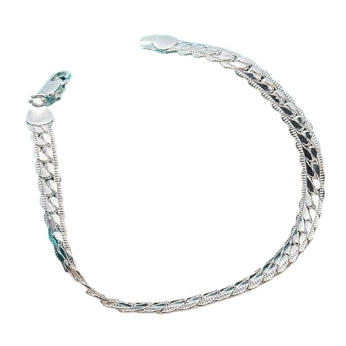 Bracelet chaîne latérale résistant en argent 925 et or pour en finir avec les bijoux ternes