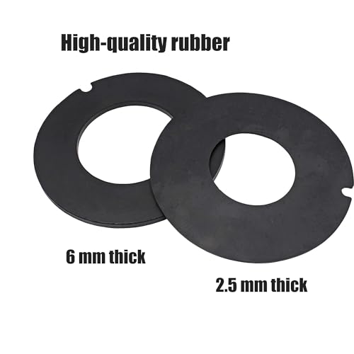 Image of iFJF 385311462 RV Toilet Rubber Bowl Leak Seal Kit Replacement for Travel Trailer RV Camper Toilet 385310677 Without Overflow Holes