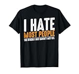 Photo Gallery i hate most people antisociale humor introvert sarcastico regalo maglietta Photo Gallery i hate most people antisociale humor introvert sarcastico regalo maglietta