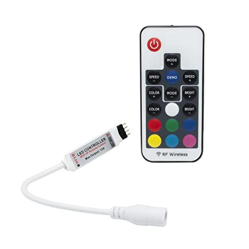 Piccola e compatta per essere nascosta facilmente è adatta per strisce LED fino a 144 Watt / con amperaggio massimo di 12A. La tecnologia a radiofrequenza inoltre consente di controllare la striscia senza dover puntare il telecomando verso la centralina