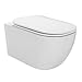 Produktbild Biferno Design Hänge WC spülrandlos Toilette inkl. WC Sitz mit Softclose Absenkautomatik + abnehmbar
