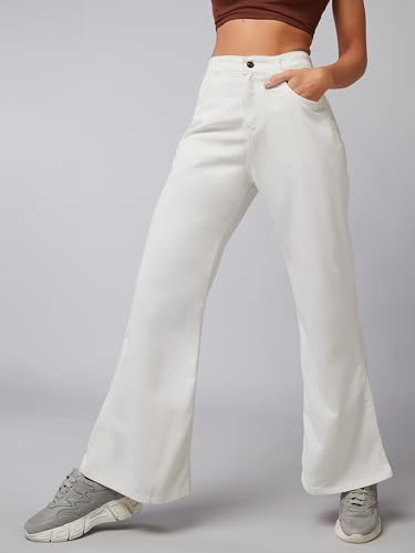 Image of Miss Chase Women's Bootcut High Rise Regular Stretchable Denim Jeans