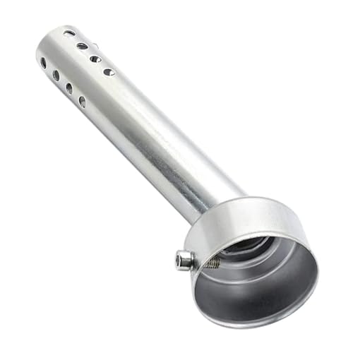Pot d'échappement universel moto avec chicane réglable de 48 mm amovible