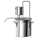 NuoNxuo 20 / 33L 蒸留装置 アロマ蒸留器 精油 芳香 ハービック 蒸留水器 ガス・IH対応 家庭用 業務用 ステンレス鋼 ワイン造りセット 密閉 安全設計 キッチンアルコール DIY 醸造装置(20L)