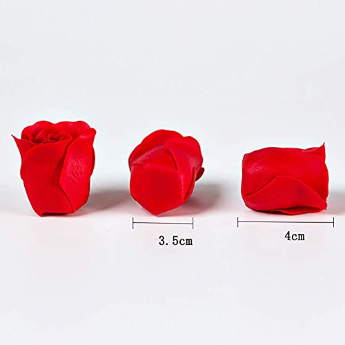 Marsrut 81Pcs Bath Soap Rose Flower,Scented Soap Rose Petals Body Soap For Valentine'S Day thumb #2