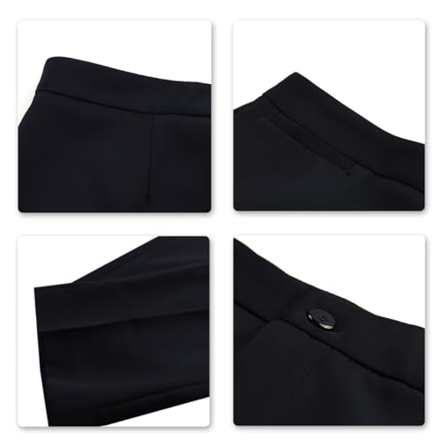 YUNCLOS Women's 2 Piece Office Lady Business Suit Set Slim Fit Blazer Pant