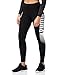 PUMA ESS Graphic Leggings Femme, Noir Black, L