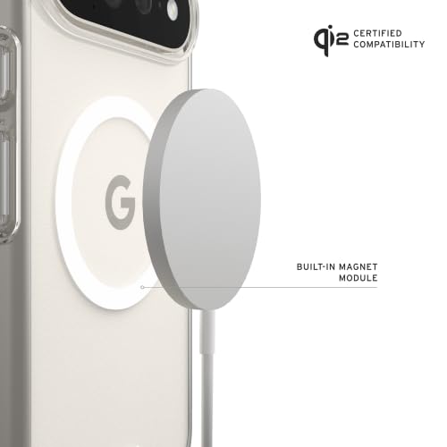 Image of Urban Amor Gear UAG Designed for Google Pixel 11 Pro XL (2026), Scout Clear- Compatible with Magnetic Charging, Rugged Military Grade Dropproof Protective Cover - Clear /Ash