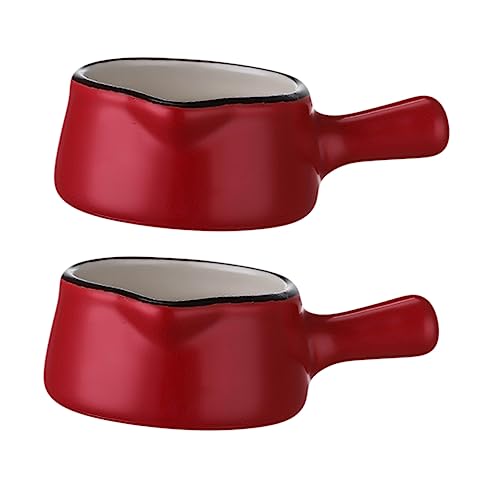 SOLUSTRE 2Pcs Condiment Dishes Simple Styled Sauce Plates Tableware for Dipping Sauces Smooth Surface Easy to Clean for Appetizers and Side Dishes