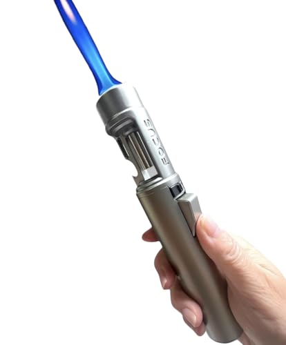 Encendedor antorcha a prueba de viento con abrebotellas, llama azul miniatura 1