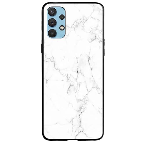 Image of COLORflow Back Cover Compatible with Samsung Galaxy A53 5G | White Marble | Shockproof TPU Bumper Cover with Camera Protection Back Cover