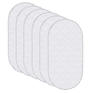Sunny zzzZZ 6 Pack Baby Waterproof Changing Pad Liners – Quilted Thicker Ultra Soft Changing Table Cover Liners…