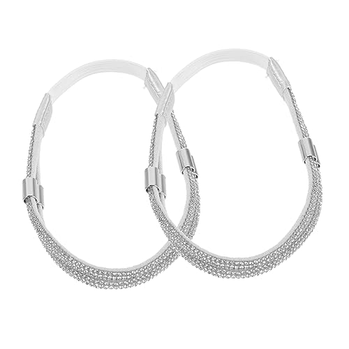 Ipetboom 1 Pair Leather Heel Straps for High Heels Anti-loose Shoe Straps Detachable