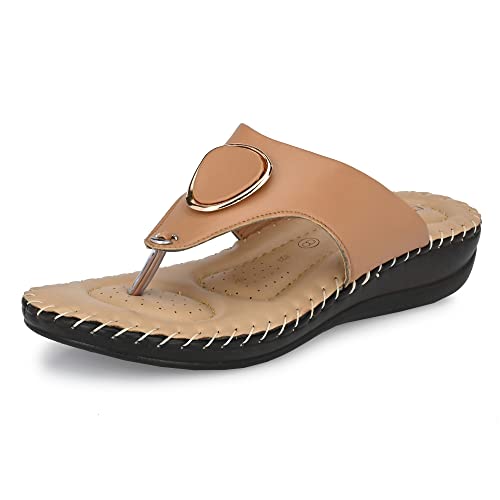 Image of Centrino Women's Thong Comfortable Ortho Care Ladies | Fashion Wear Sandal & Chappal | Soft Cushioned for More Comfort (7902)