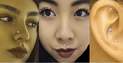 Small 2mm Height Magnetic Nose Stud2