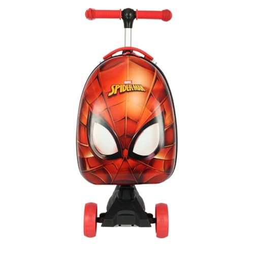 Mala Luxcel Patinete Spiderman Vermelho Mf10498a