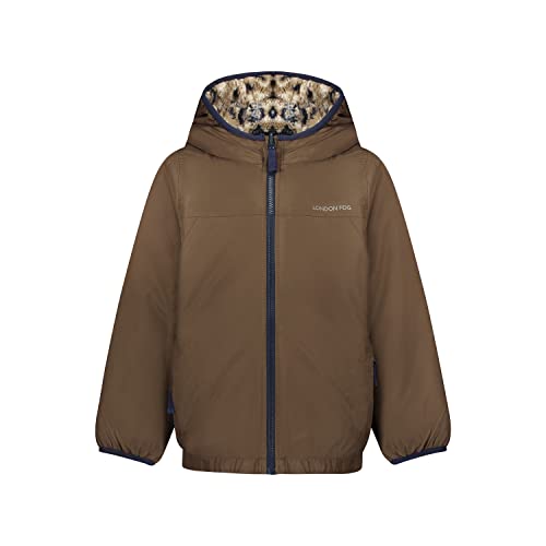 Image of LONDON FOG Boys' Sherpa Reversible Winter Jacket