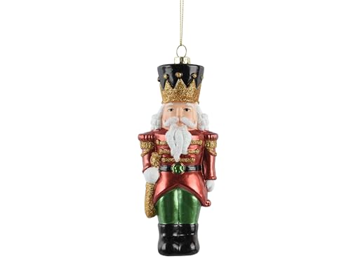Kaemingk Christbaumschmuck Kunststoff 14,7cm - Nussknacker Figur zum...