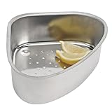 Better Houseware Corner Sink Strainer, Stainless