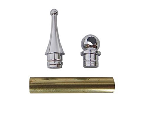 Christmas Tree Decoration Kit for Wood Turning on Lathe (Chrome)