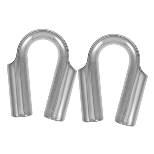 NAMOARLY 304 Stainless Steel Collar Wire Rope Thimbles Cable Clamp Ring Triangular Gusset Ring for Efficient Installati