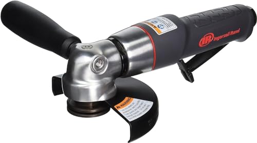 Image of Ingersoll Rand 345MAX Air Angle Grinder /Cut-off Tool, 5 inch Wheel, 12,000 RPM, 0.88 HP, 5 /8 inch-11 Thread, Rear Exhaust