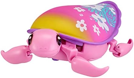 Little Live Pets 26423 Lil Beach Bloom | Interactive Toy Swims in Water and Moves On Land Like A Real Turtle, Purple