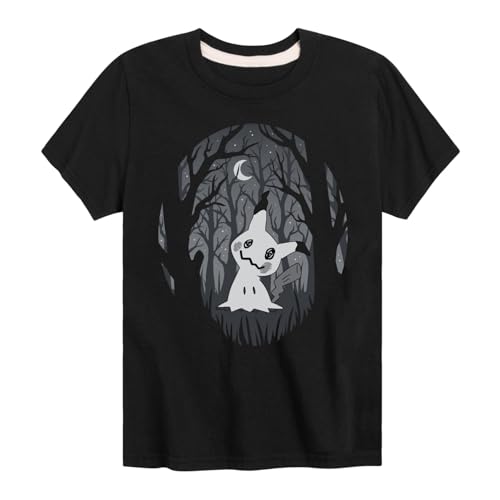 Pokémon - Mimikyu Haunted Halloween Forest - Youth Short Sleeve Graphic T-Shirt
