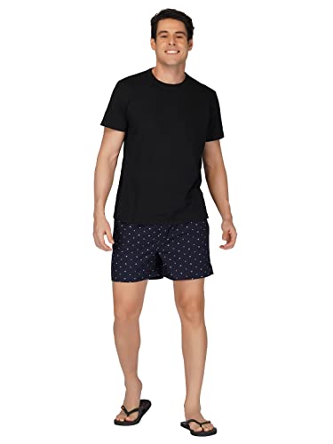 Image of Longies Men's Cotton Printed Regular Boxer Shorts