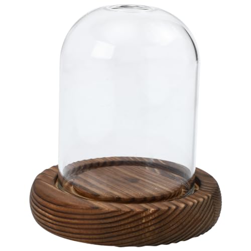 Aboofan Bougeoir Verre avec Cloche Support De Bougie pour DéCoration Mariage DîNer Romantique Et Ambiance Apaisante 4.53X3.54X3.54In Ensemble De Coupes À...