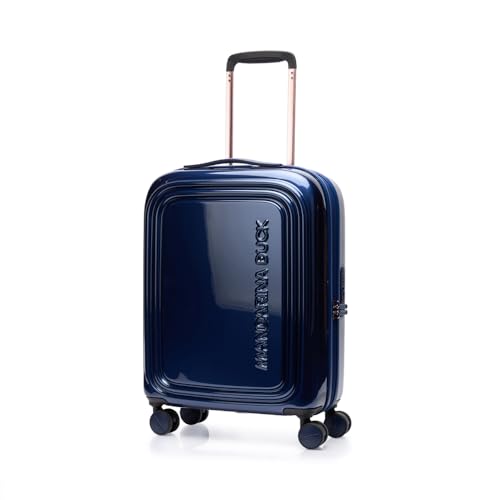 Mandarina Duck LOGODUCK + Metal Cabin EXP, maleta de cabina rígida y expandible con 4 ruedas