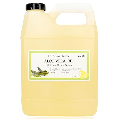 Dr Adorable Aloe Vera Oil Pure Organic 32 Oz/2 Lb