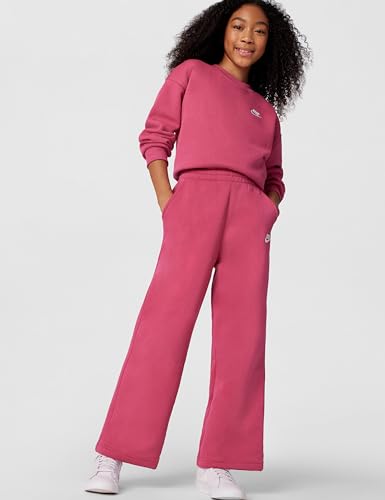 Image of Nike Girls' Sportswear Club Fleece Wide-Leg Pants