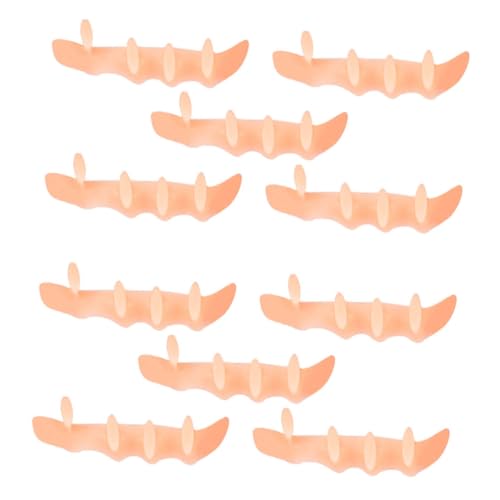FOMIYES 5 Pair Toe Separators Nail Toe Separators for Overlapping Toe Practical Toe Protectors Toe Straighteners