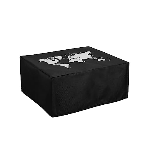 kwmobile Dust Cover Compatible with Epson EcoTank ET-2850 / EcoTank ET-2856 / Home XP-5200, Printer Case, White/Black