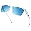 Frame:gloss Tal Light Blue /Lens: Smoke - Ice Blue Mirror