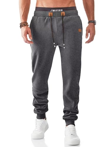 JMIERR Men's Sweatpants with Zipper Pockets Grey...