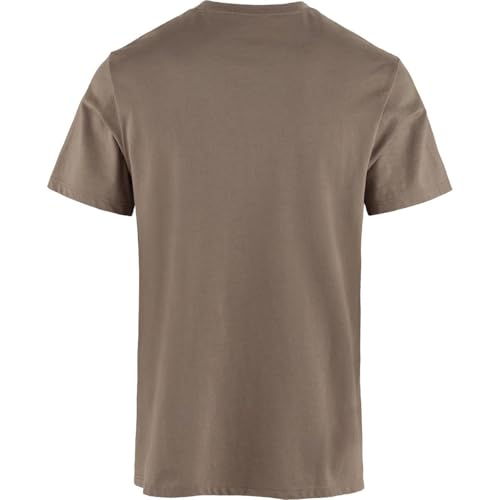 Fjällräven Herren Multicolor Logo T-Shirt, Suede Brown, XXL