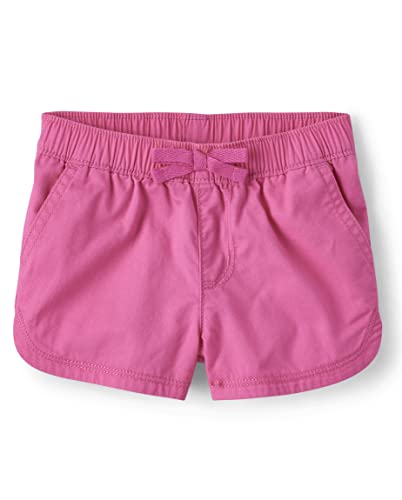 Image of The Children's Place Baby Toddler Girls Cotton Pull on Shorts