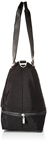 Baggallini womens Expandable Carry on duffel bags, Black/Charcoal, One Size US