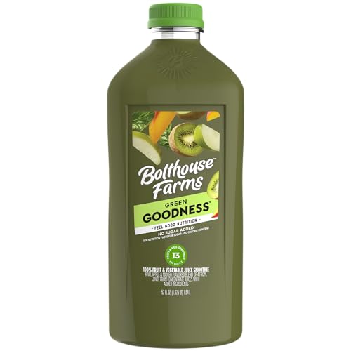 Bolthouse Farms Fruit Juice Smoothie, Green Goodness, 52 fl. oz. ...