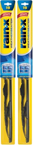 Image of Rain-X RX30219 WeatherBeater Wiper Blades, 19 inch Windshield Wipers (Pack Of 2), Automotive Replacement Windshield Wiper Blades That Meet Or Exceed OEM Quality And Durability Standards